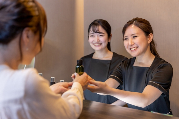 接客業の女性
