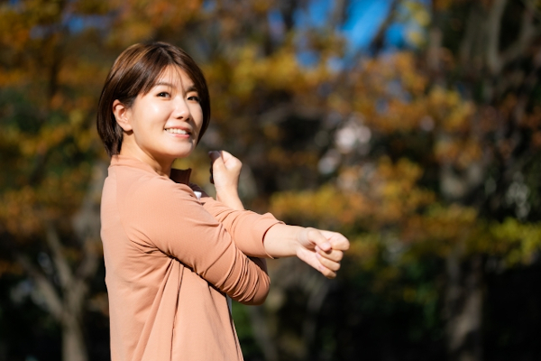 運動を始める40代女性
