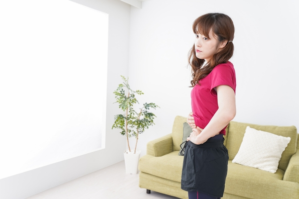 瘦せている女性